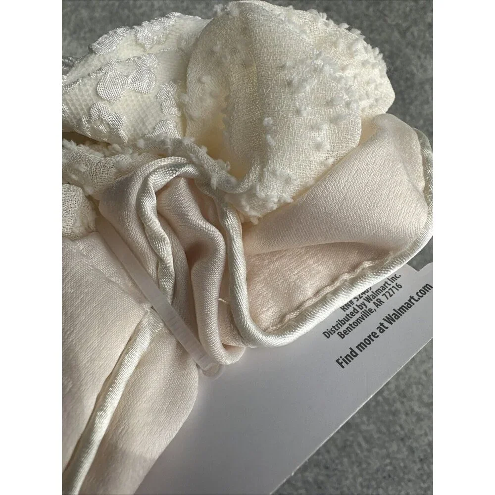 Time And Tru Hair Scrunchie Hair Band Set of 3 Cream Cottagecore Coquette Fairy - Picture 7 of 9